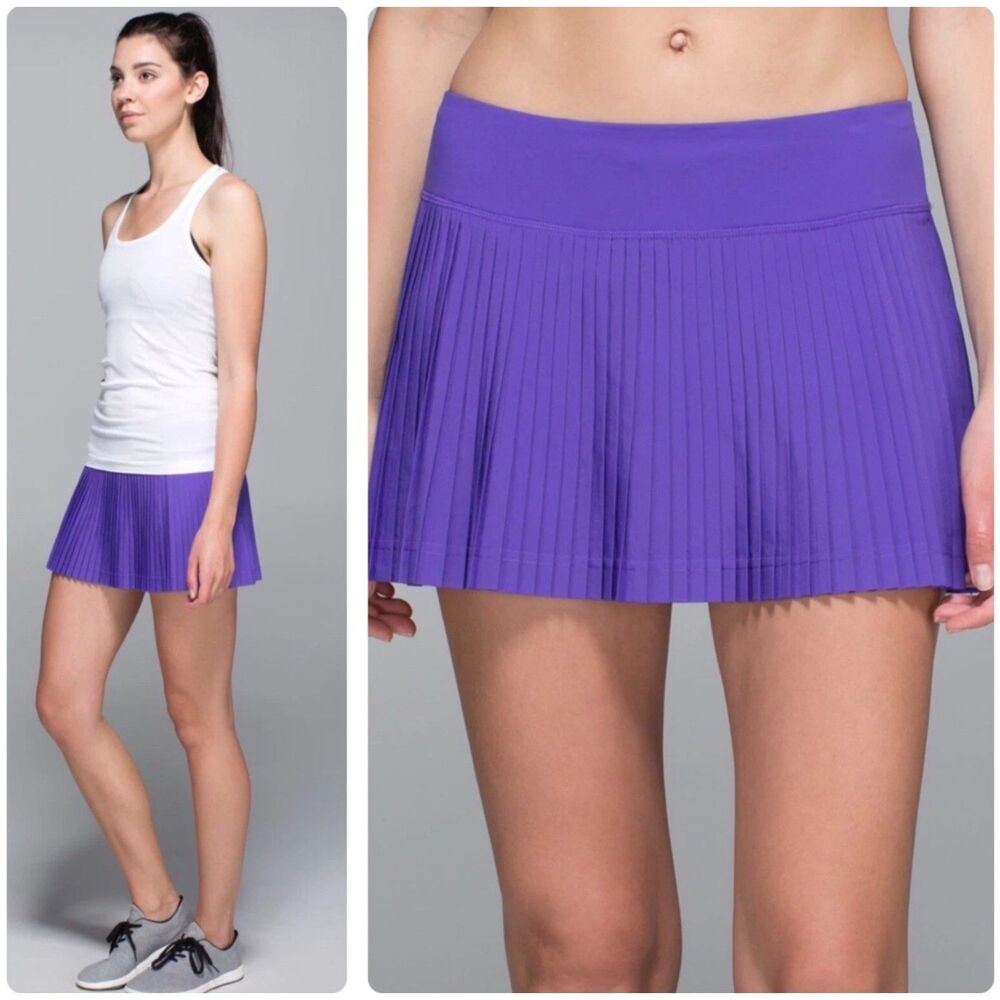 Lululemon Purple Pleat To Street Skirt II 8 Pristine